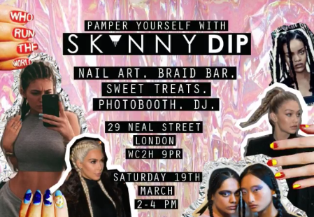 Skinny Dip Pop up Nail Bar London